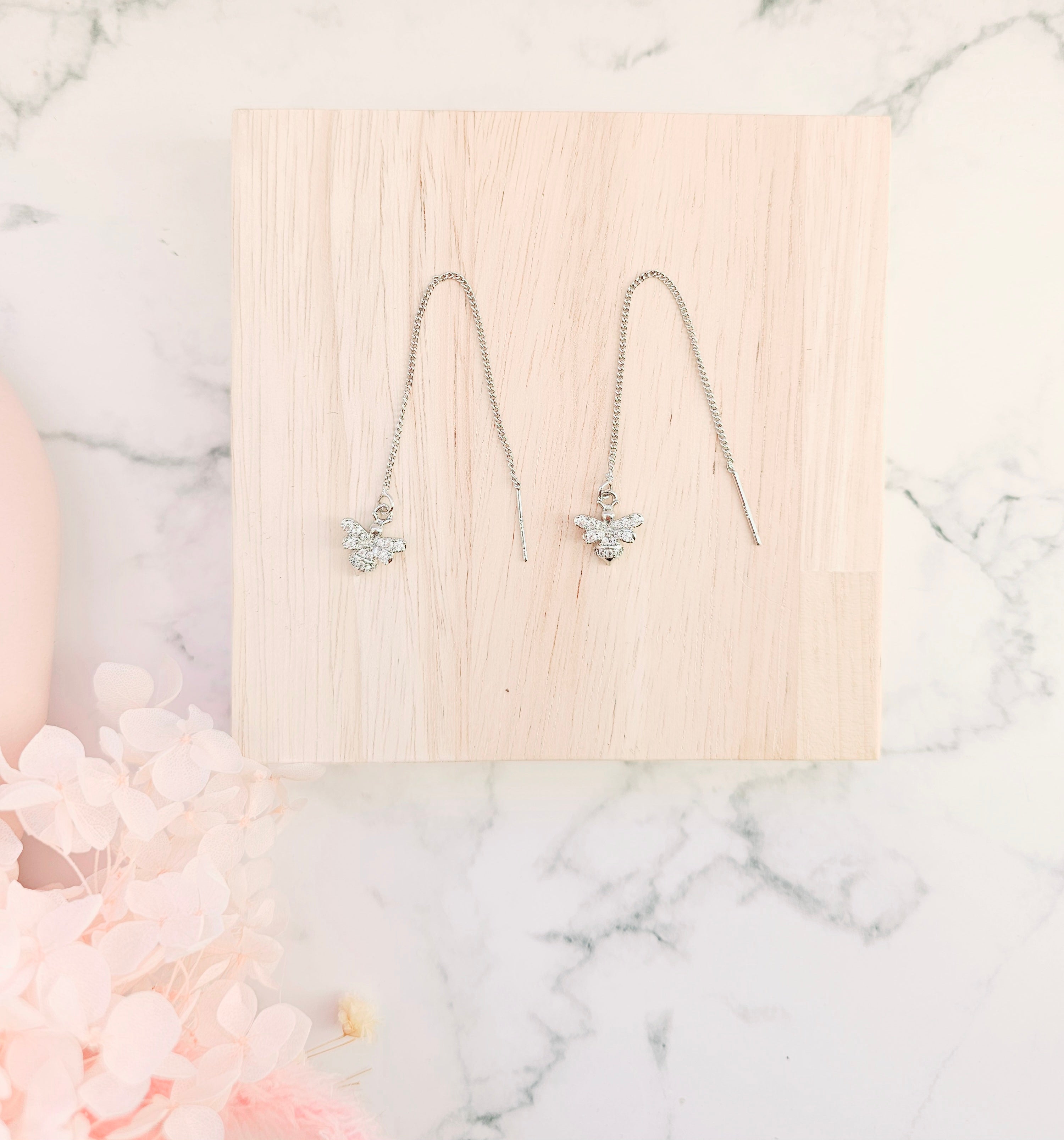 Bees threader silver