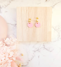 Light Pink gold studs