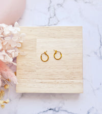 Gold huggies