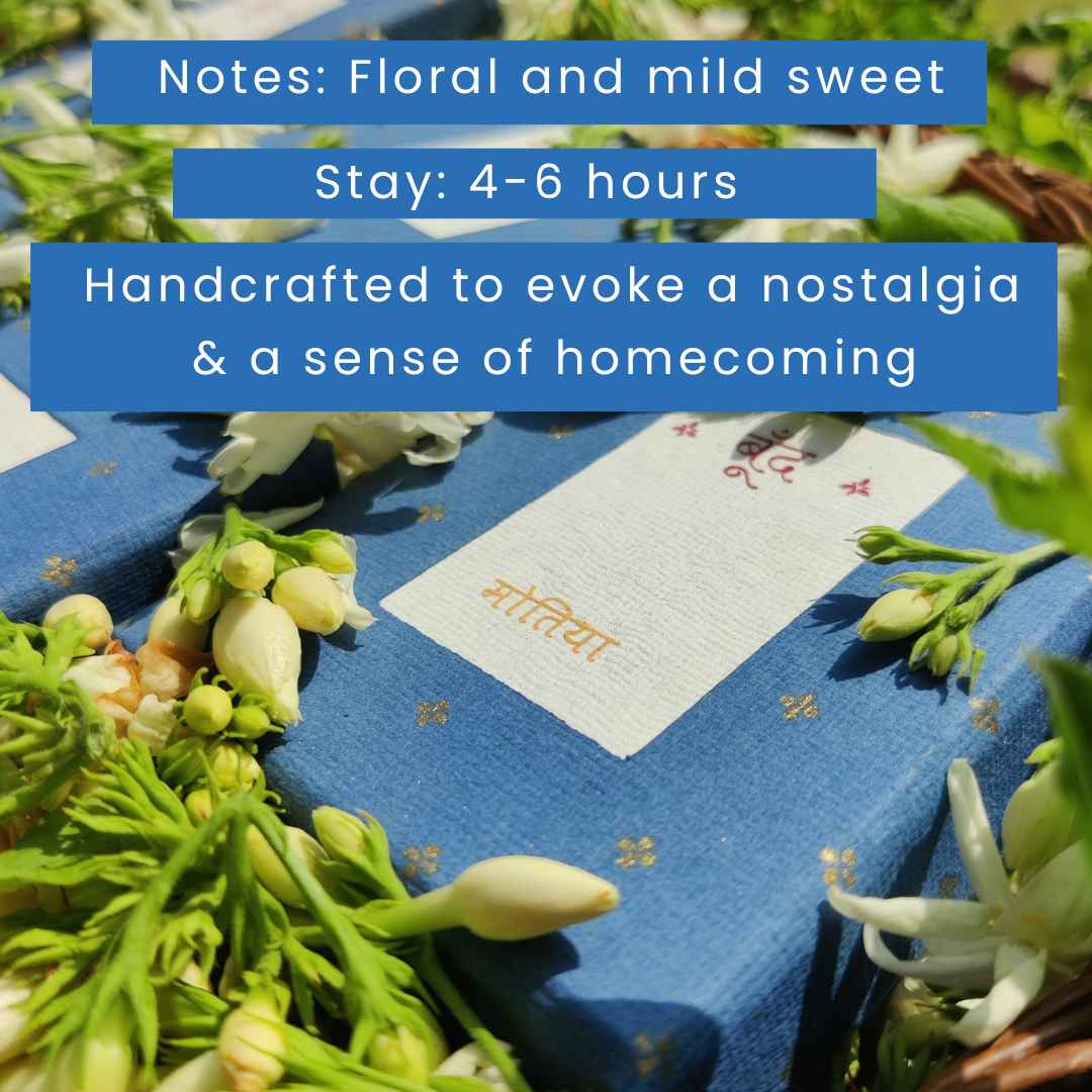 Motiya Natural Perfume Oil (Jasmine Attar) Boond Fragrances