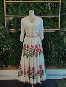 Peru Skirt: Pink Poppies