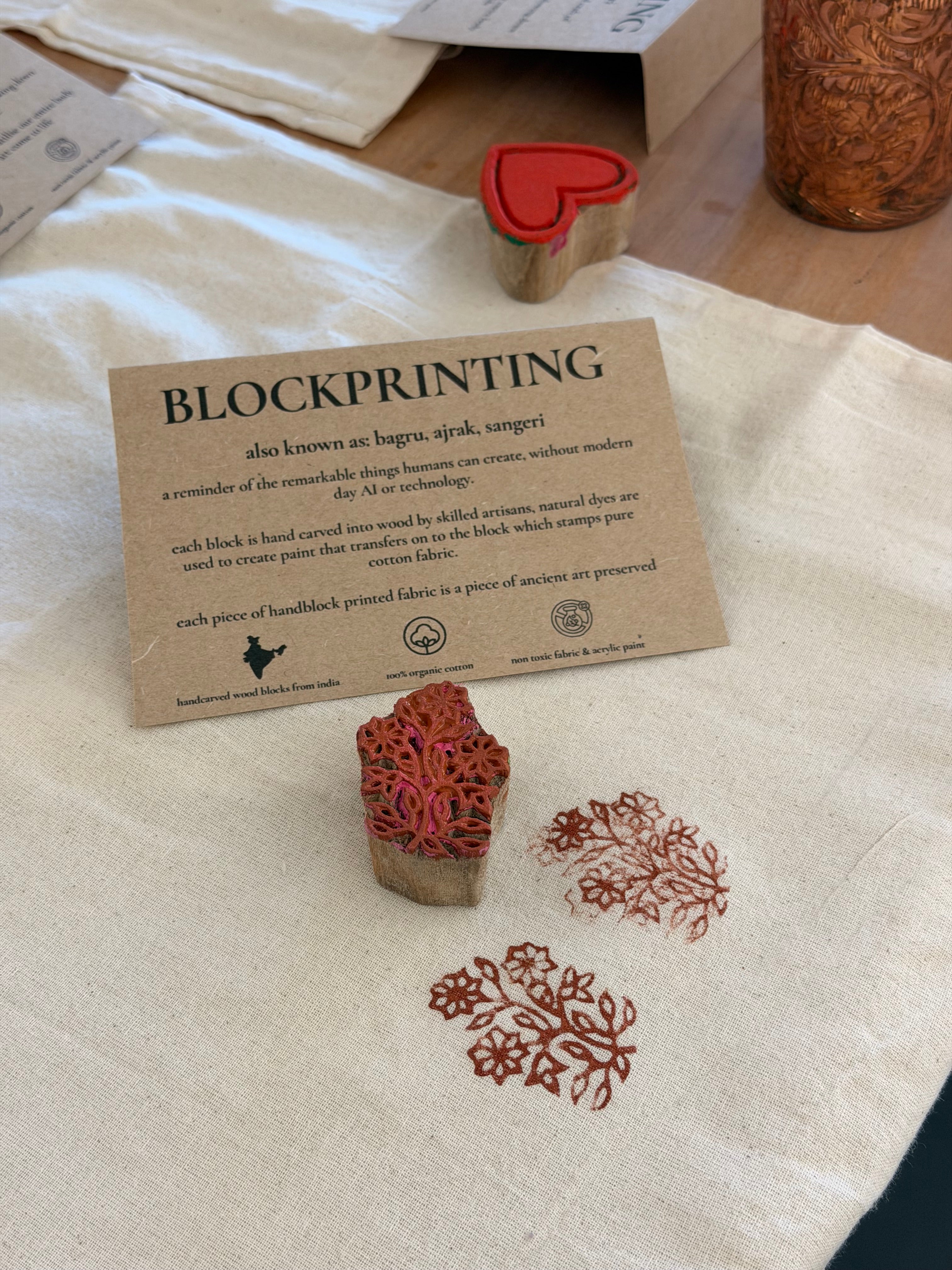 Block Printing Workshop