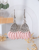 Blush Chandelier Earrings