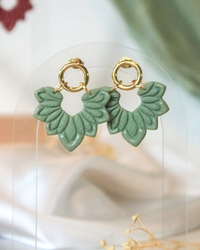 Sage Sunburst Earrings