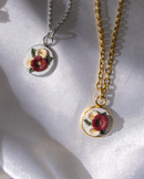 Cherry & Ivory Bouquet Necklace