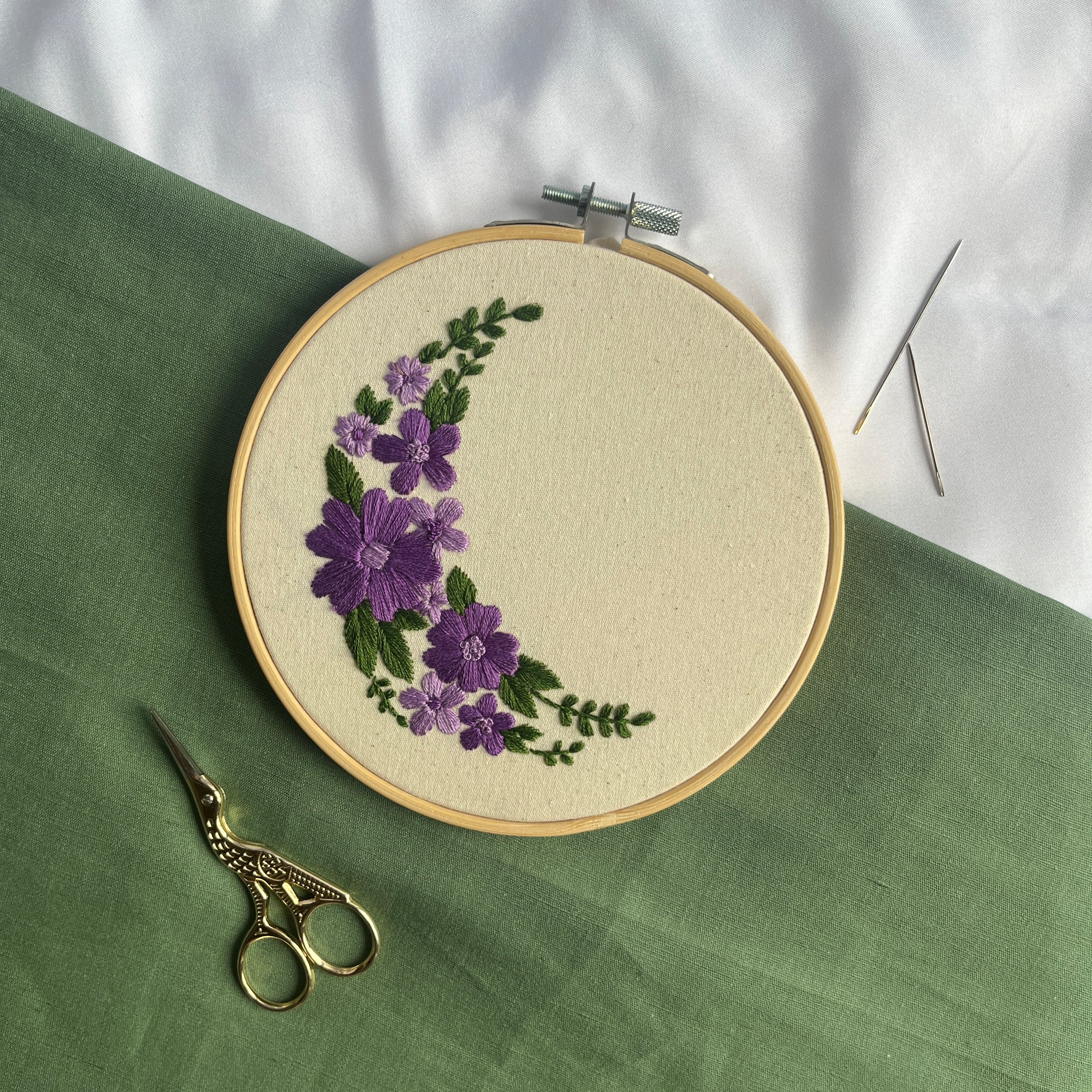 The Crescent DIY Embroidery Kit