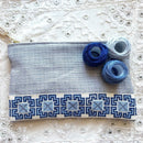 Safa Pouch - Akka Blue - Bayyāra