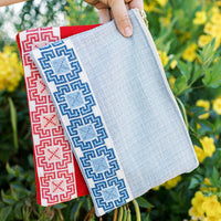 Safa Pouch - Akka Blue - Bayyāra