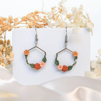 Ivy Hexagon Earrings