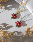 Cherry Flower Necklace