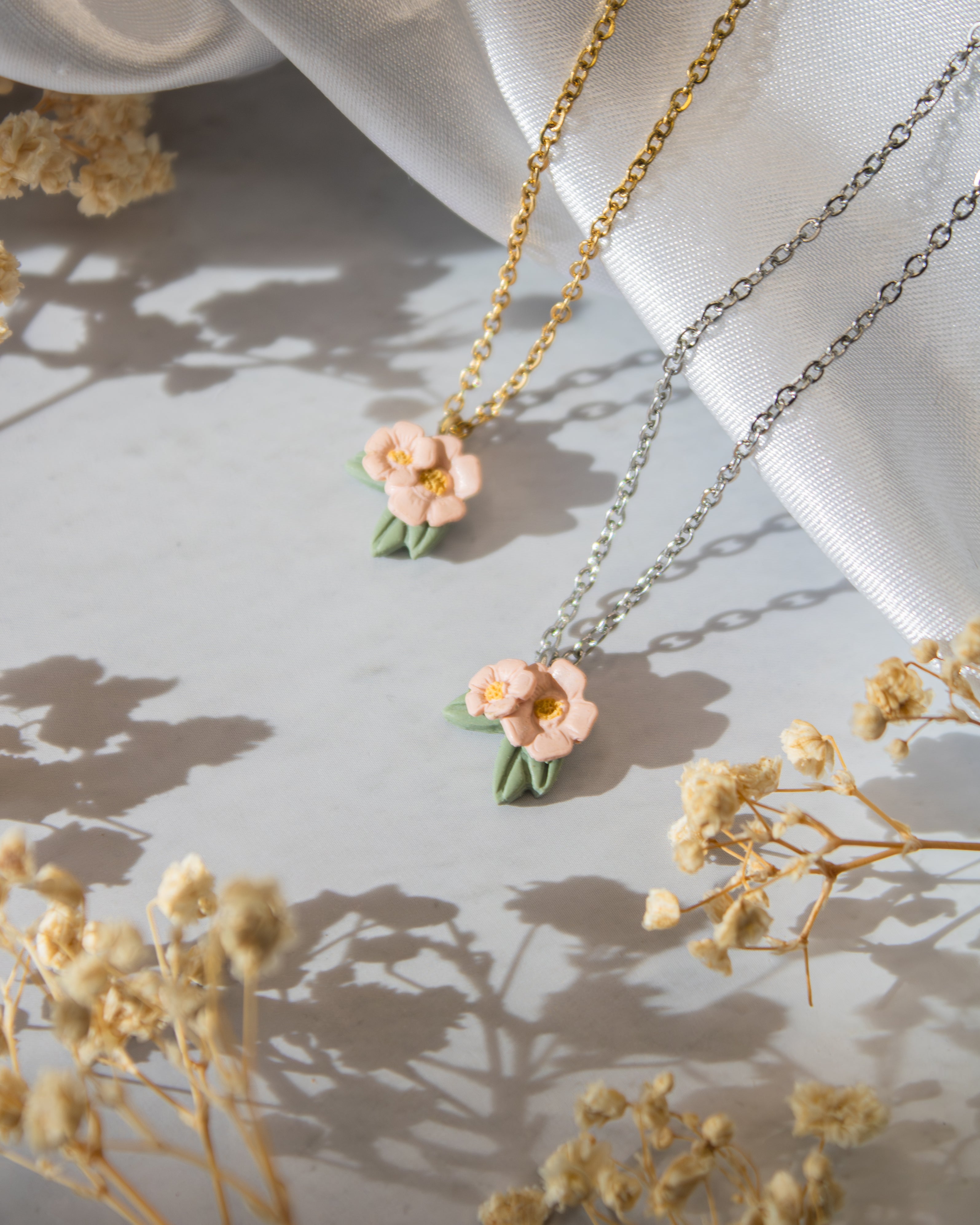 Blush Flower Necklace