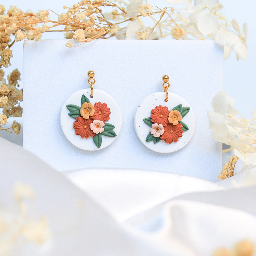 Disc Bouquet Earrings