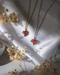 Cherry Flower Necklace