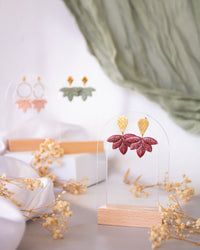 Cherry Lotus Earrings