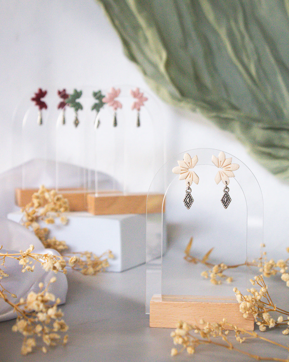 Ivory Bloom Earrings