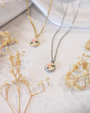 Blush & Ivory Bouquet Necklace